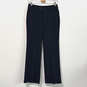 NYDJ Trouser Pants 6 Petite Navy Straight Leg P1147 Career (29x29.5) Office‎ NEW